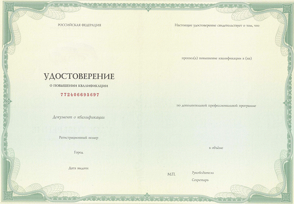 ДОПОЛНИТЕЛЬНОЕ ПРОФЕССИОНАЛЬНОЕ ОБУЧЕНИЕ